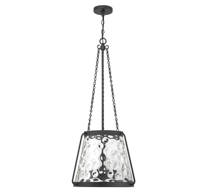 Crawford 4-Light Pendant in Warm Brass