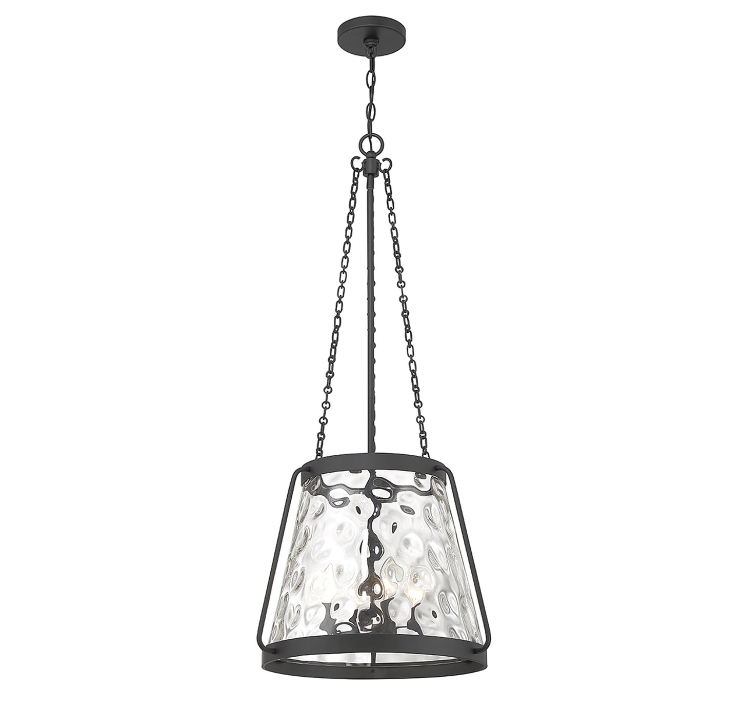 Crawford 4-Light Pendant in Warm Brass