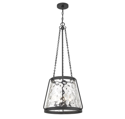 Crawford 4-Light Pendant in Warm Brass