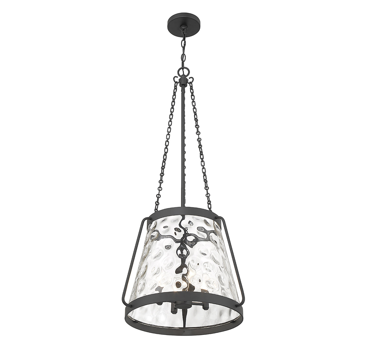 Crawford 4-Light Pendant in Warm Brass