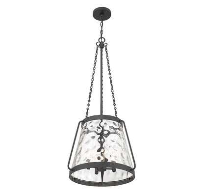 Crawford 4-Light Pendant in Warm Brass