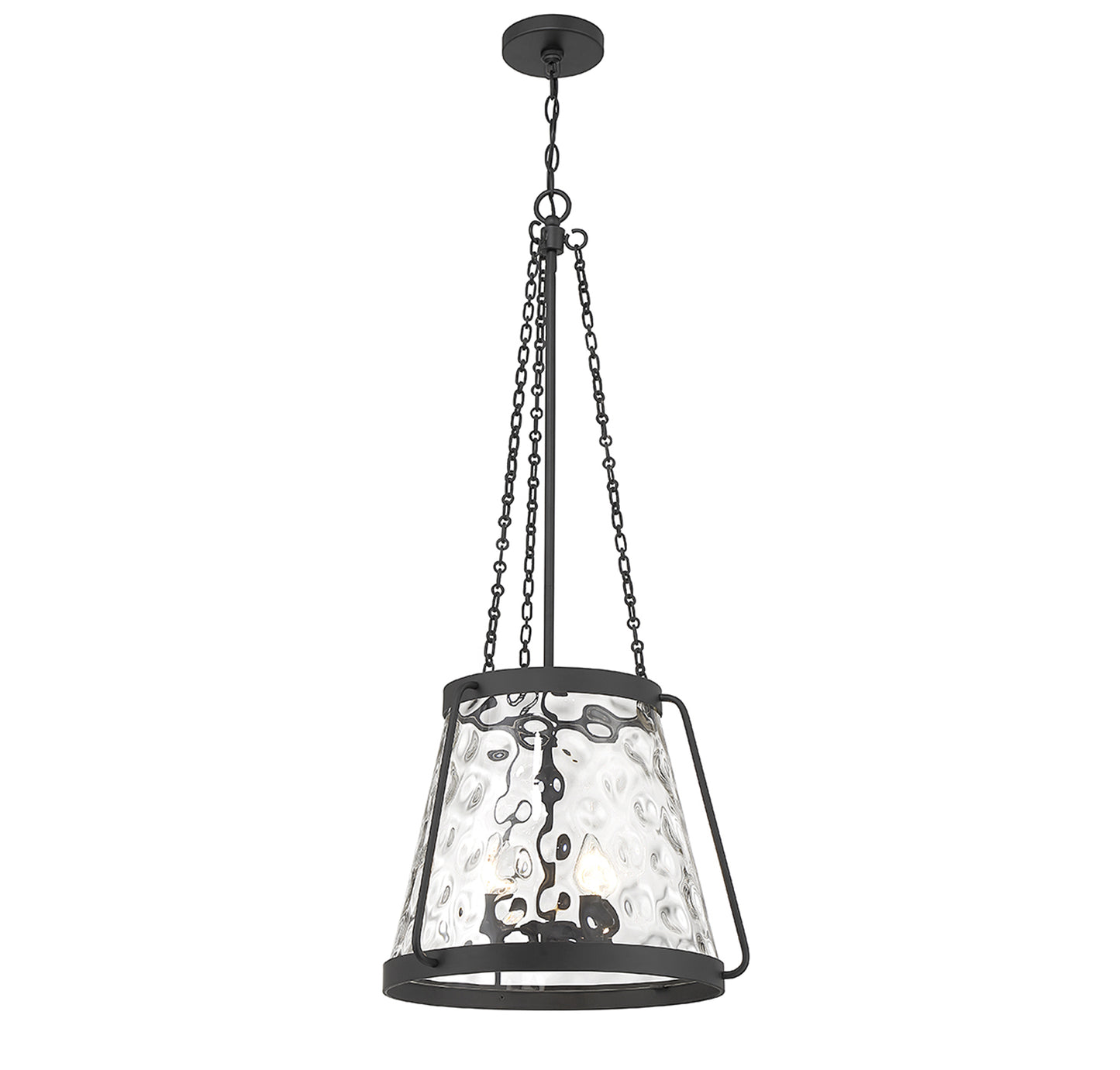 Crawford 4-Light Pendant in Warm Brass