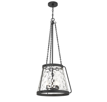 Crawford 4-Light Pendant in Warm Brass