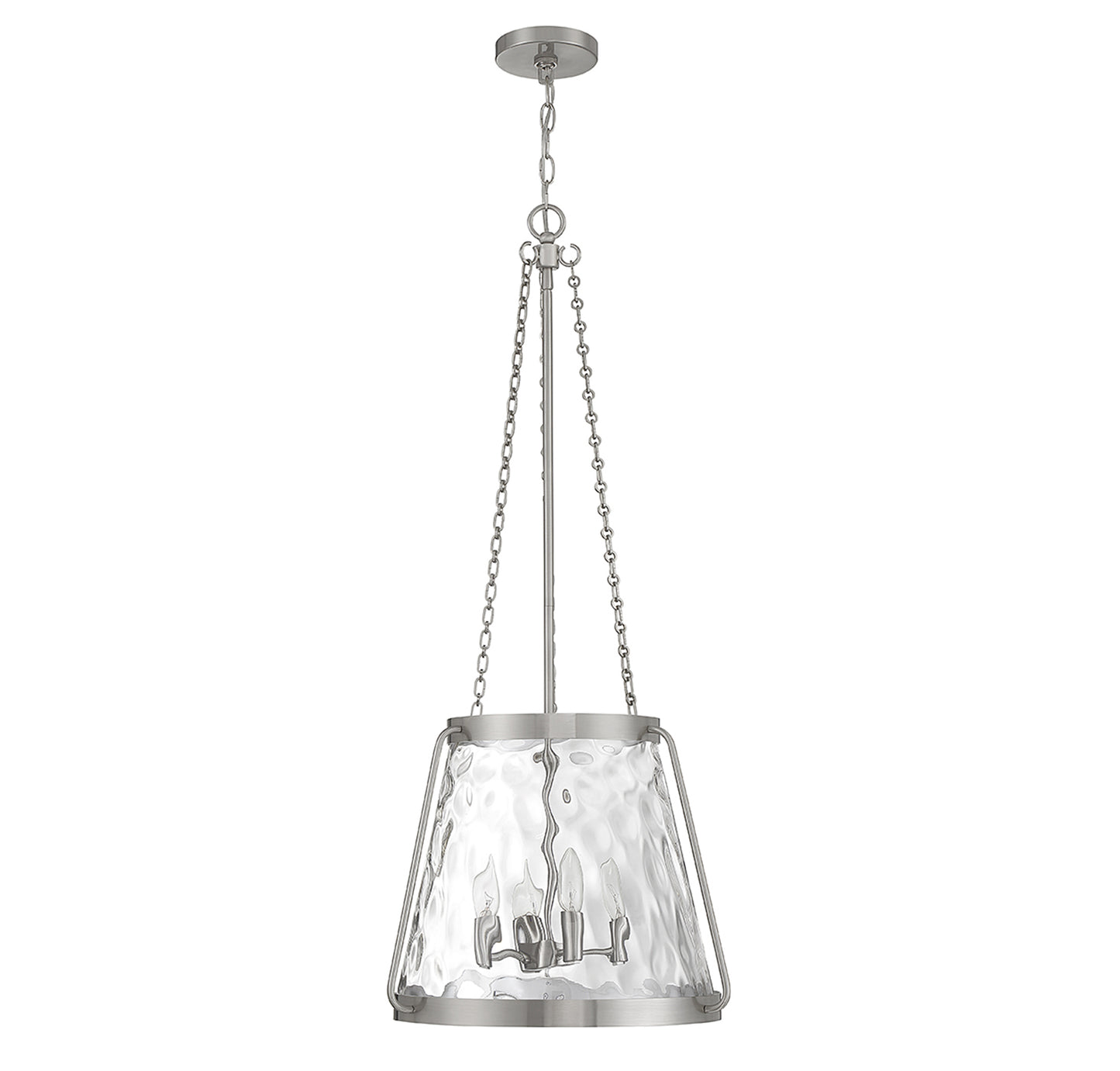 Crawford 4-Light Pendant in Warm Brass
