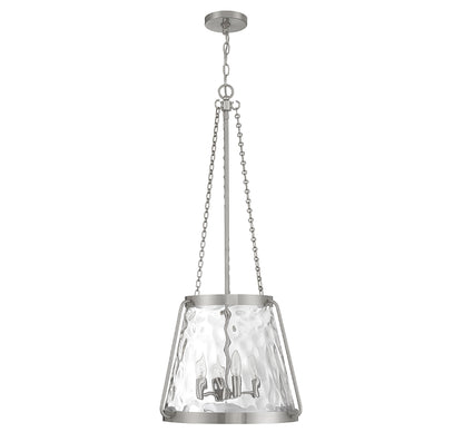 Crawford 4-Light Pendant in Warm Brass