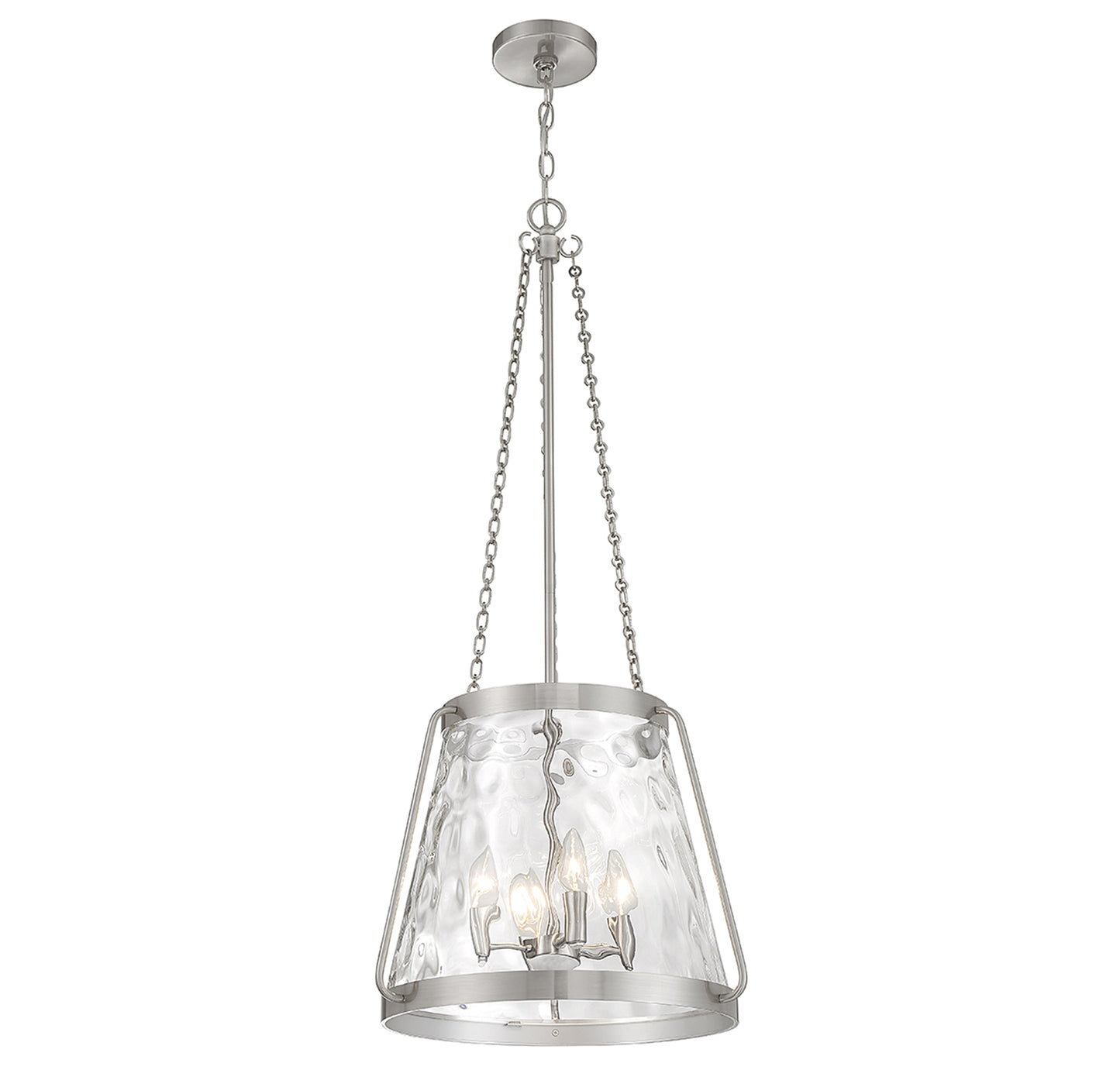 Crawford 4-Light Pendant in Warm Brass