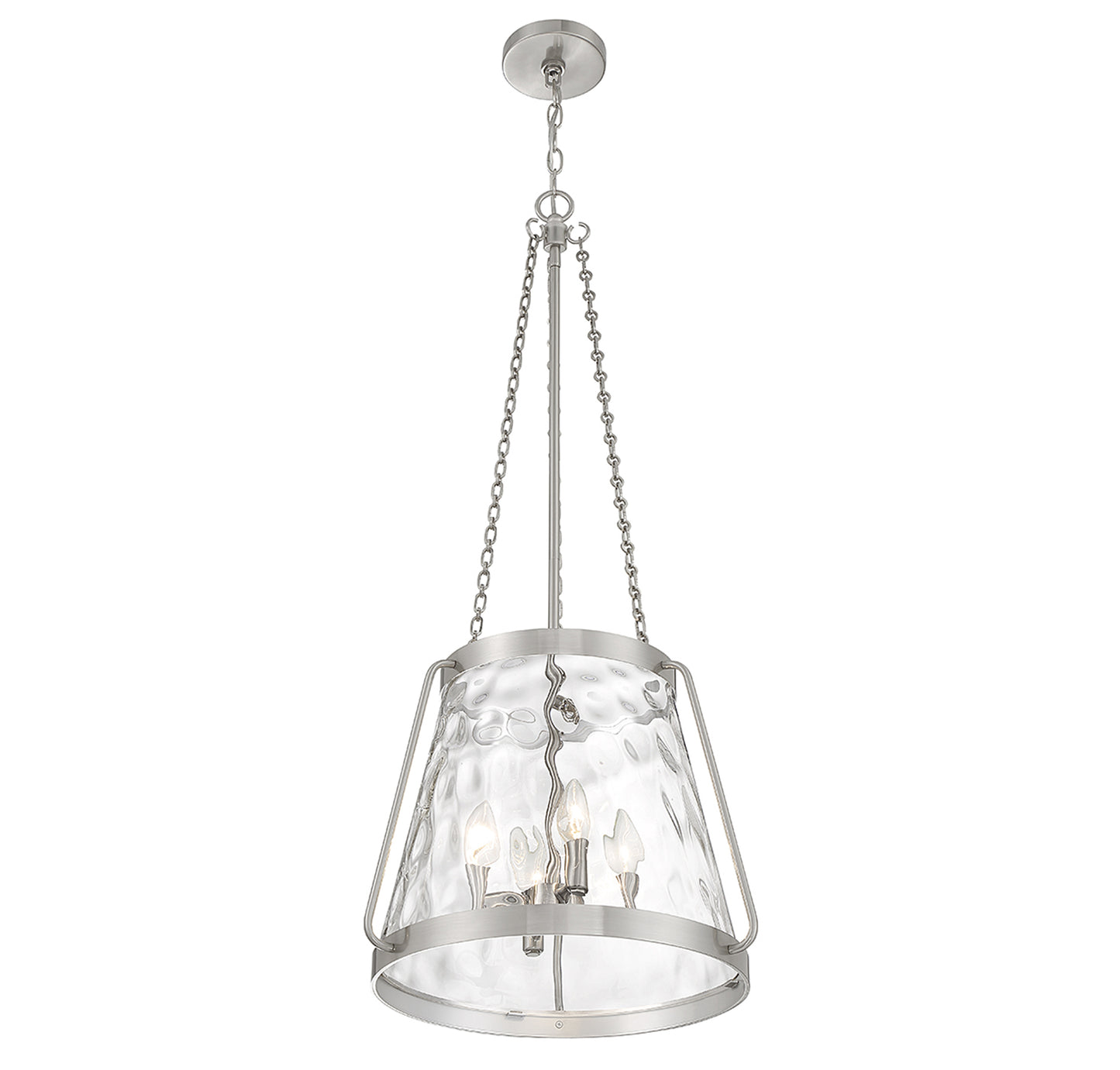 Crawford 4-Light Pendant in Warm Brass