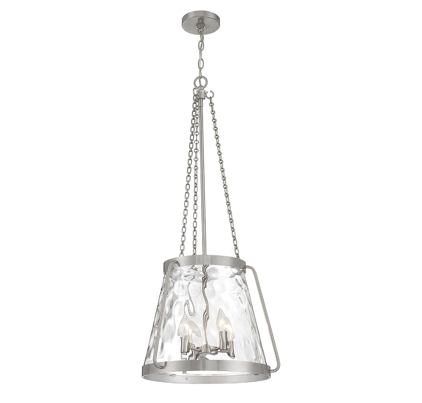 Crawford 4-Light Pendant in Warm Brass