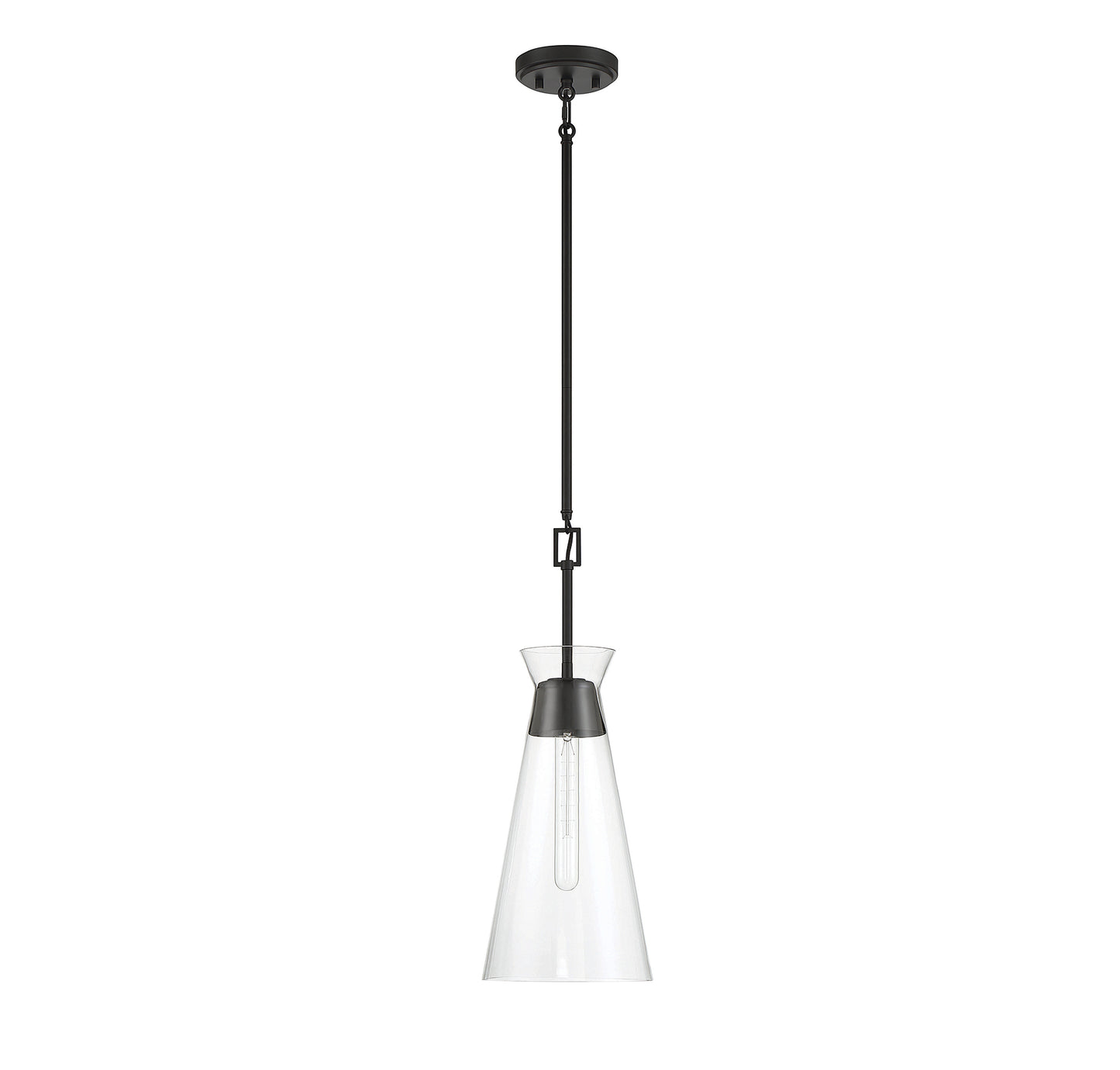 Lakewood 1-Light Pendant in Warm Brass