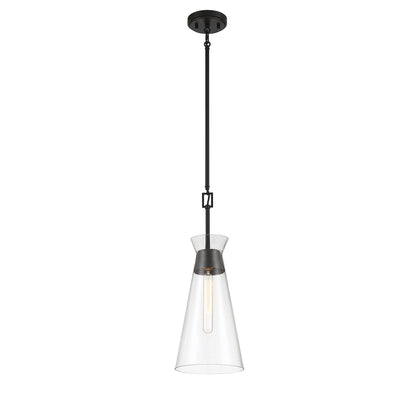Lakewood 1-Light Pendant in Warm Brass