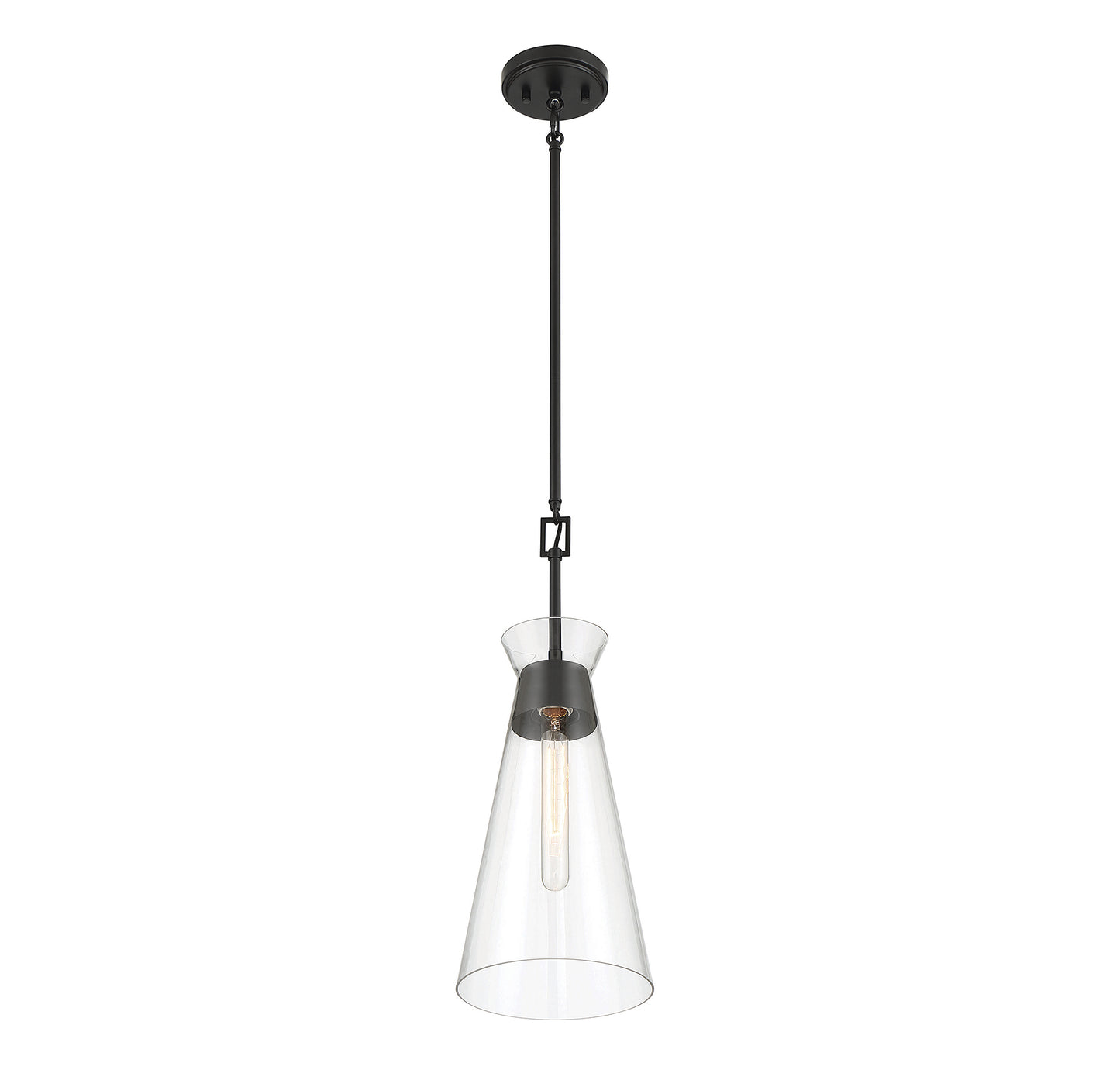 Lakewood 1-Light Pendant in Warm Brass