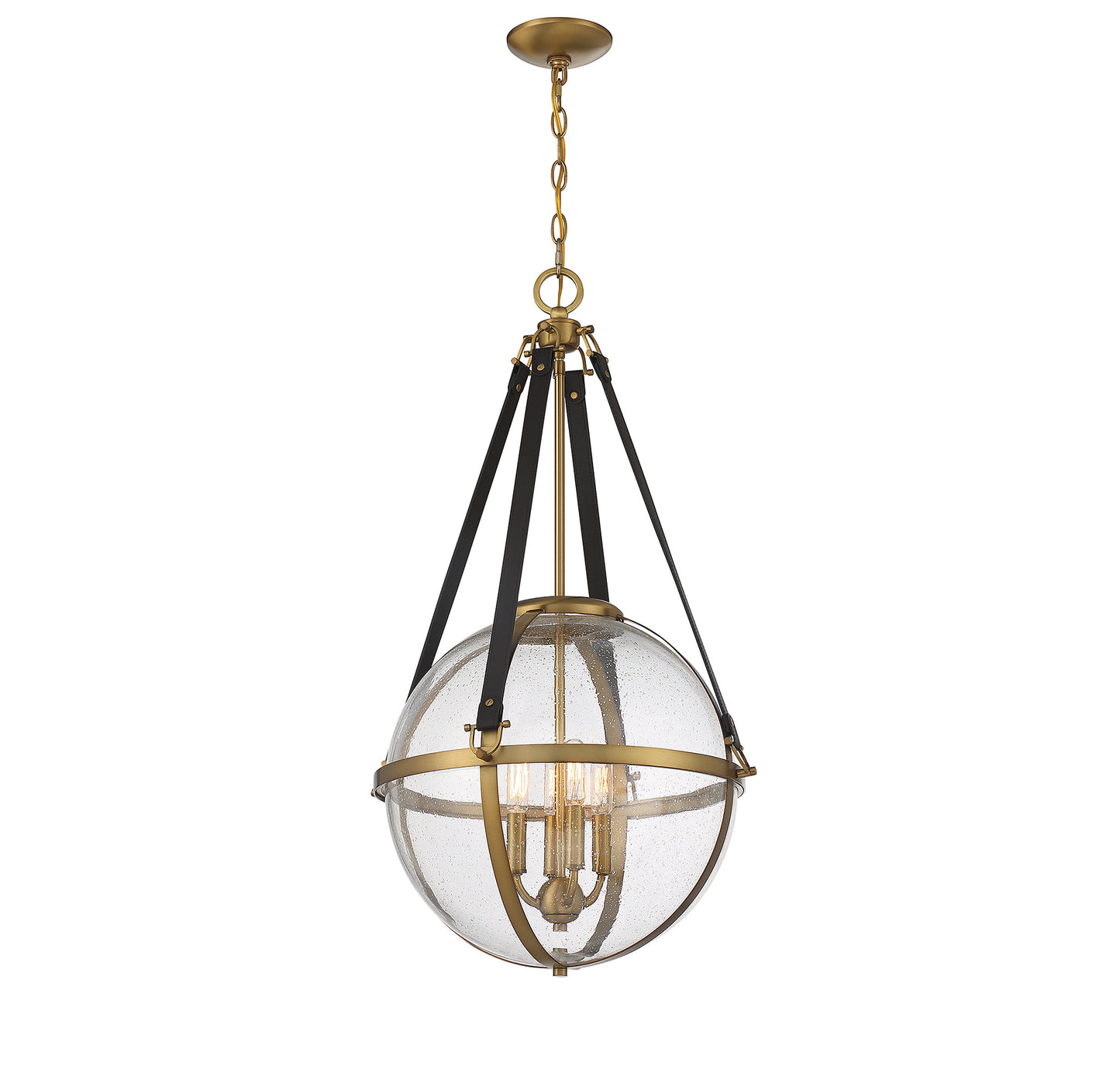 Bozeman 4-Light Pendant in Warm Brass