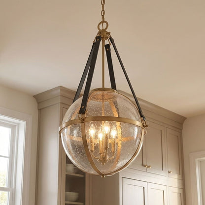 Bozeman 4-Light Pendant in Warm Brass