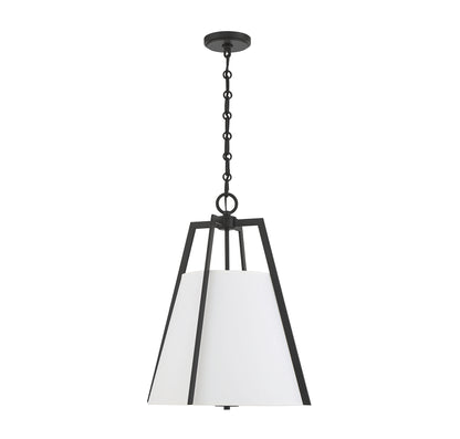 Mansfield 3-Light Pendant in Warm Brass