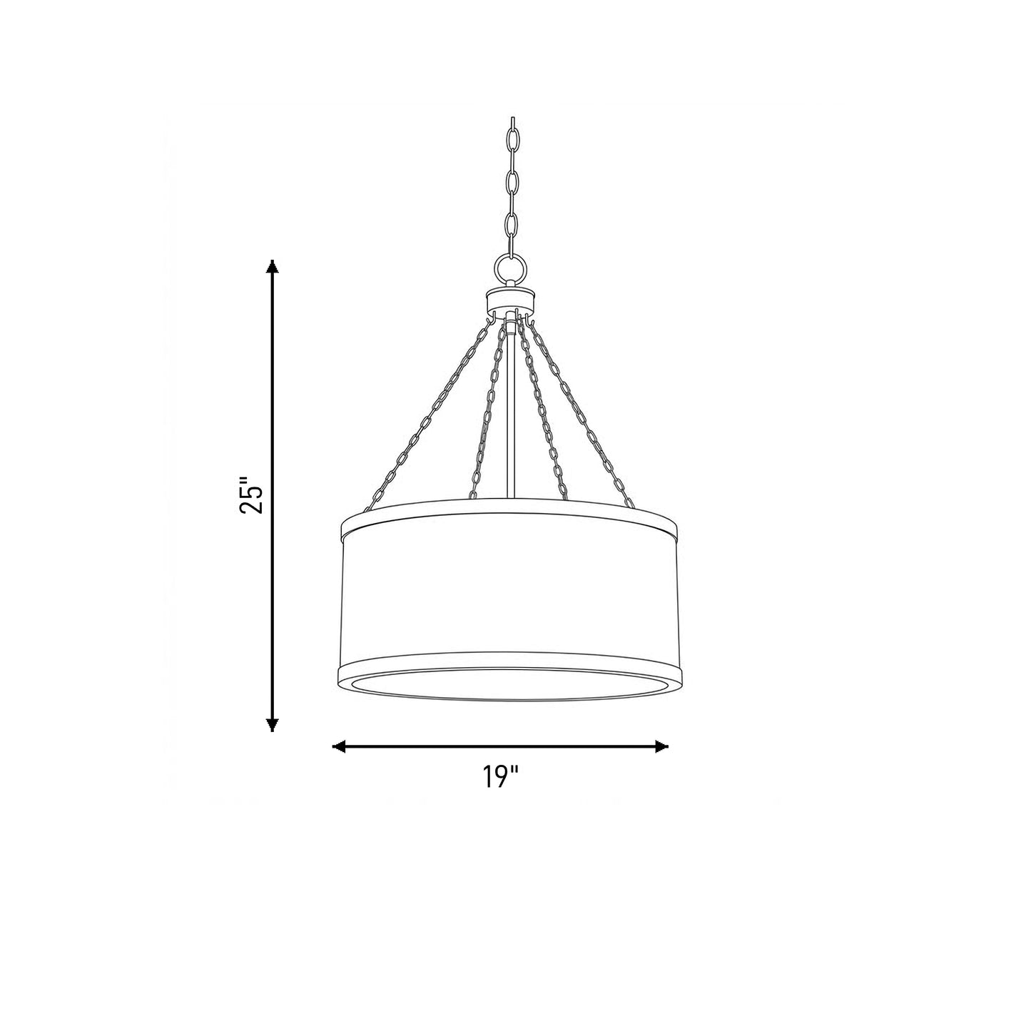 Delphi 6-Light Pendant in Matte Black with Warm Brass Accents