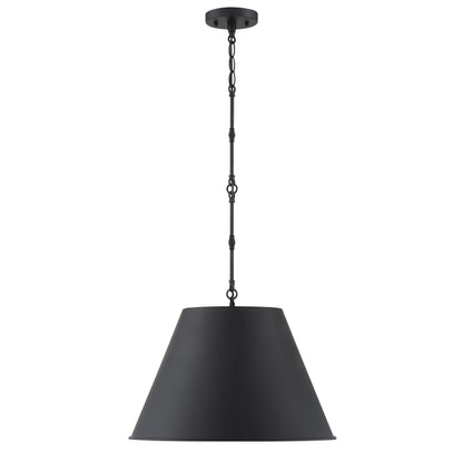 Alden 1-Light 18-in Pendant in Polished Nickel
