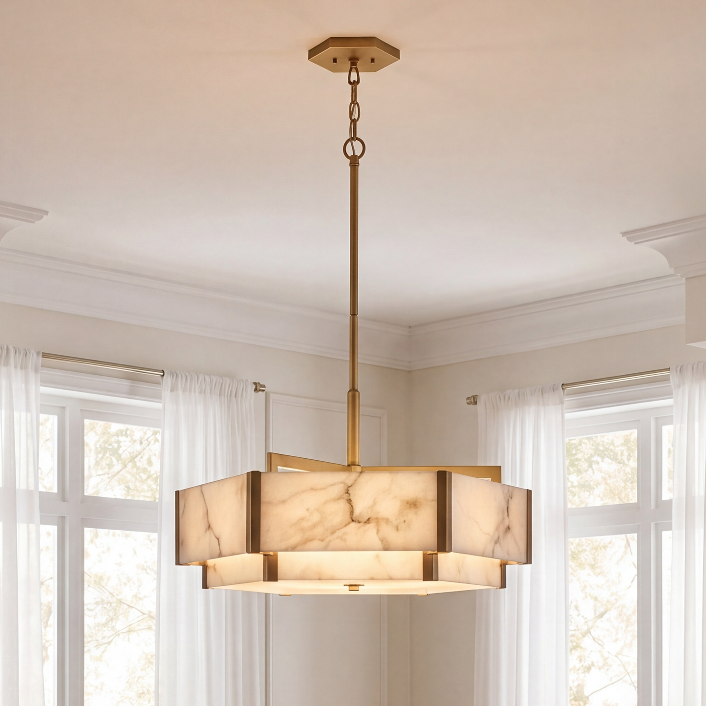 Orleans 6-Light Pendant - Black Cashmere