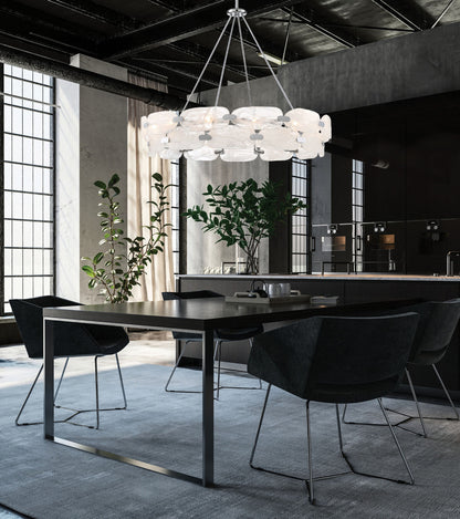 Vasare Pendant, 12-Light, Chrome, 31"H Savoy House (7-2351-12-11 1QZP1)