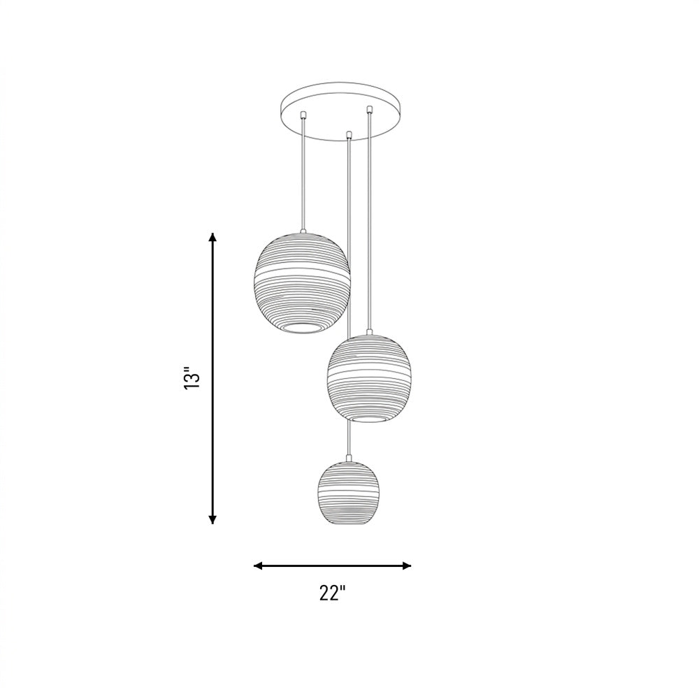 pharr 3 light pendant in 7 2805 3 128