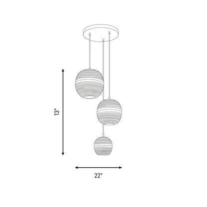 pharr 3 light pendant in 7 2805 3 128