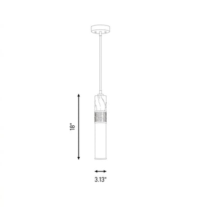 farrell 1 light pendant by dann foley in 7 2916 1 128