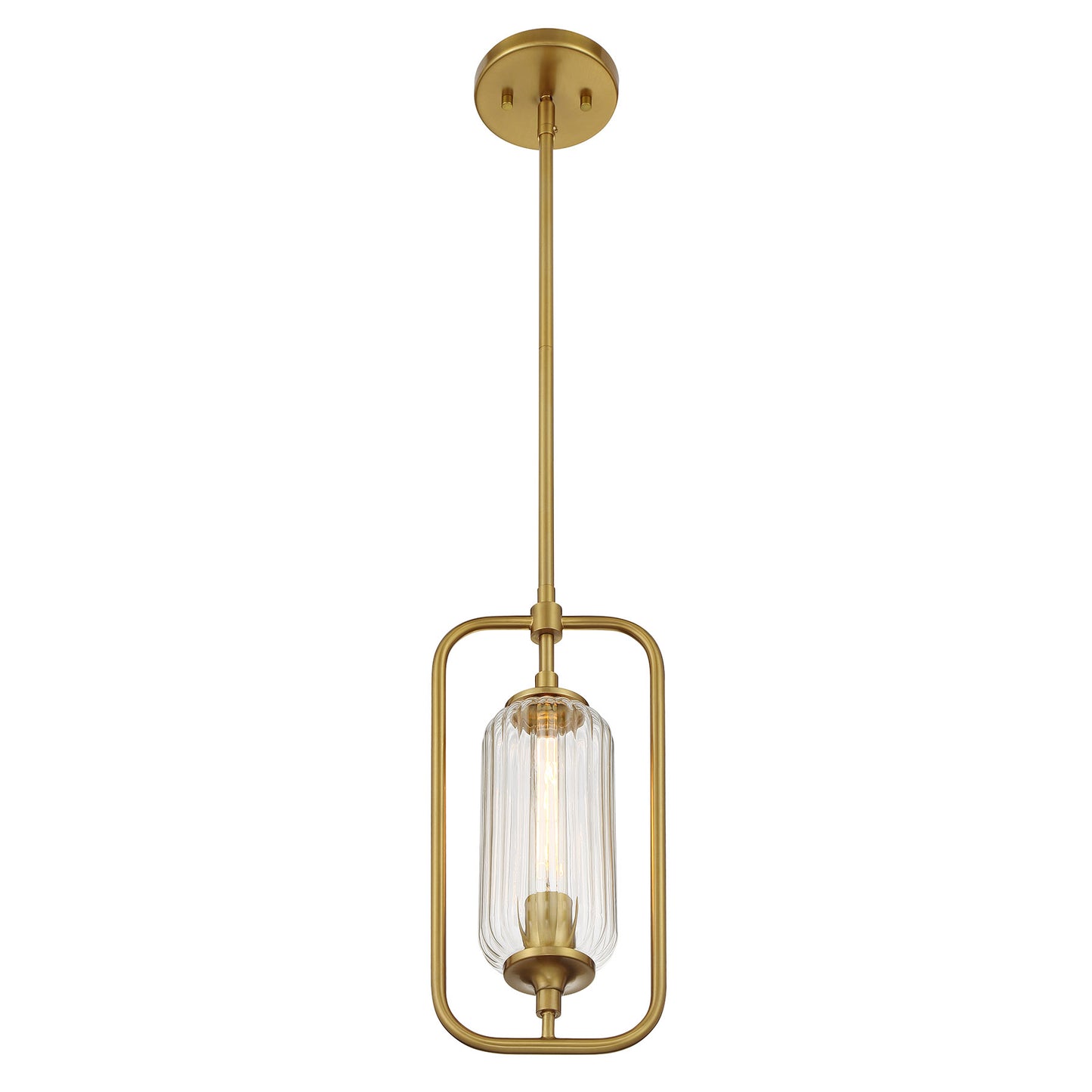 Holton 1-Light Mini-Pendant in Warm Brass