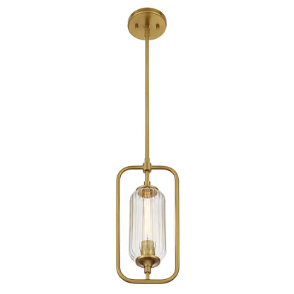 Holton 1-Light Mini-Pendant in Warm Brass