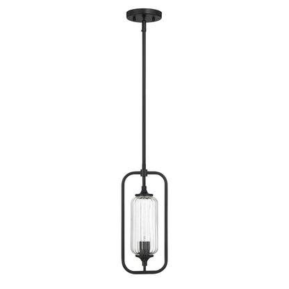 Holton 1-Light Mini-Pendant Matte Black