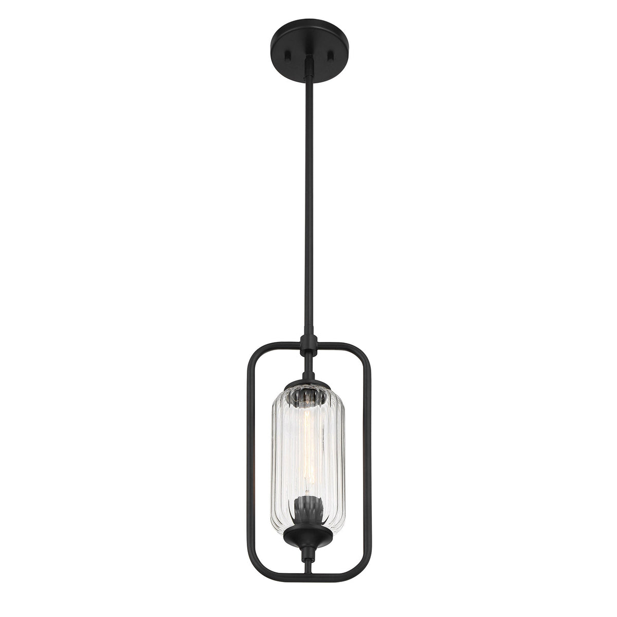 Holton 1-Light Mini-Pendant Matte Black