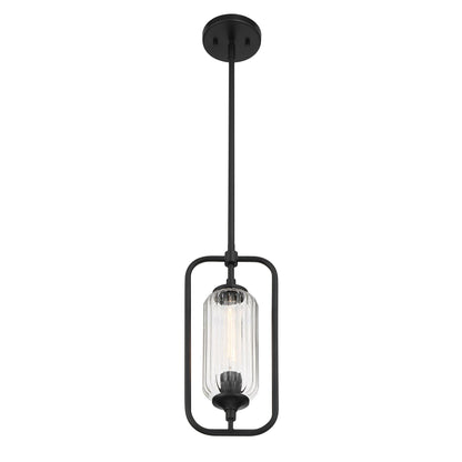 Holton 1-Light Mini-Pendant Matte Black