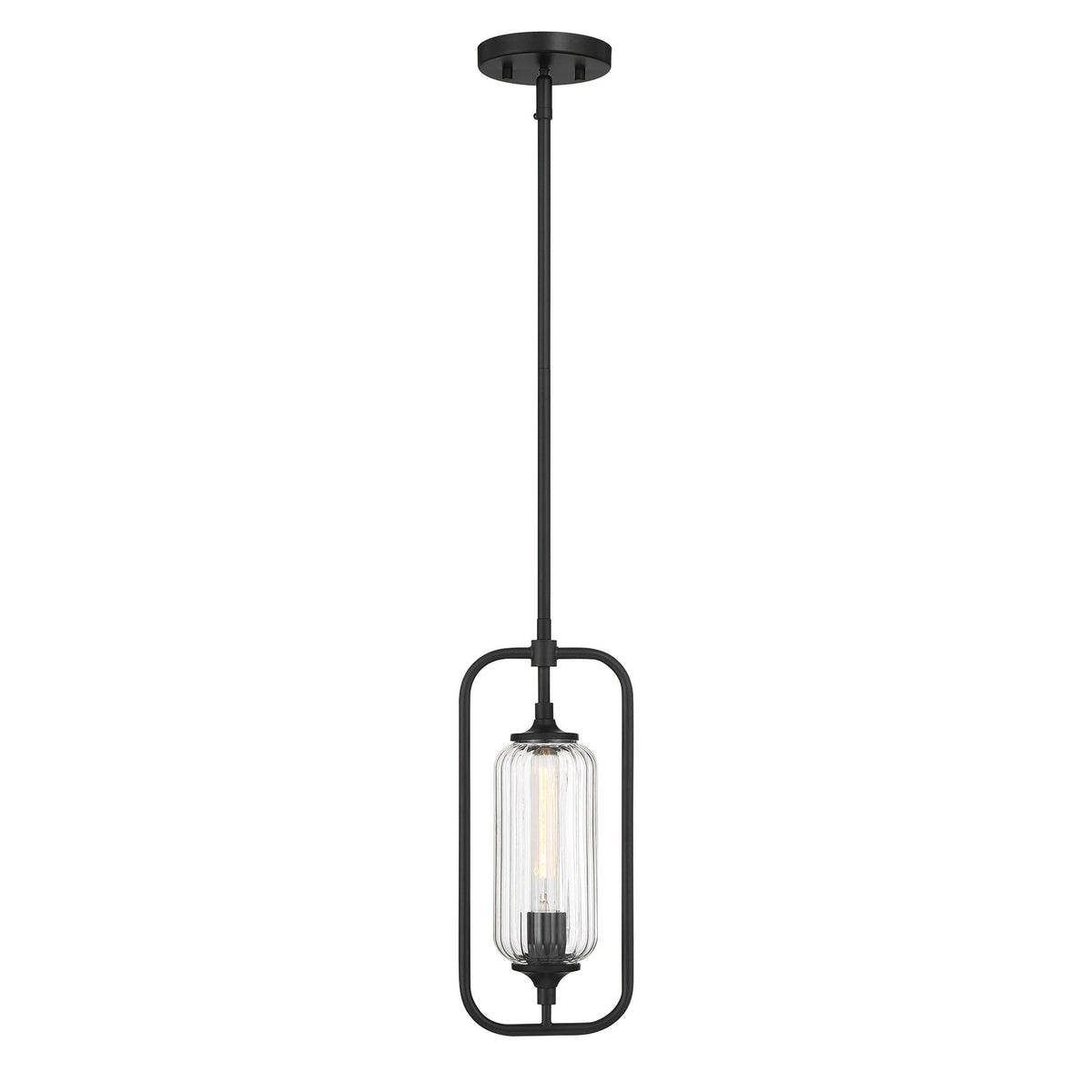 Holton 1-Light Mini-Pendant Matte Black