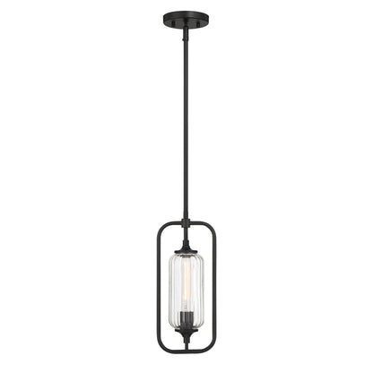 Holton 1-Light Mini-Pendant Matte Black