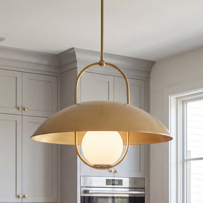 Savoy House Lehigh 1-Light Pendant - Warm Brass