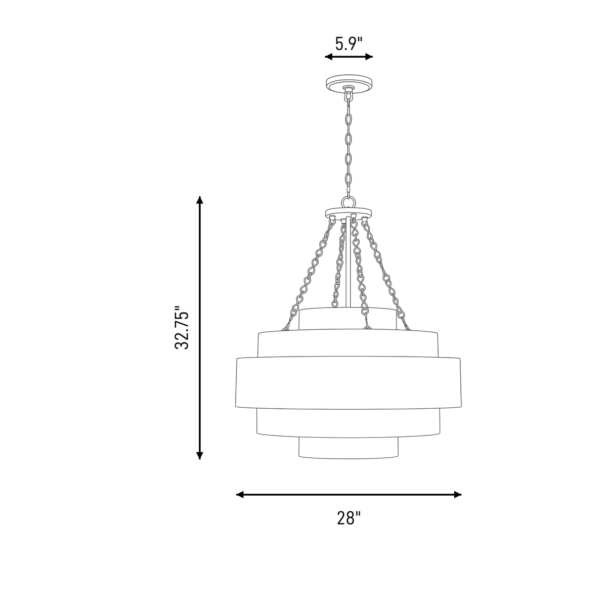Davenport 6-Light Pendant