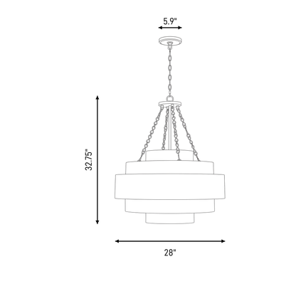 Davenport 6-Light Pendant
