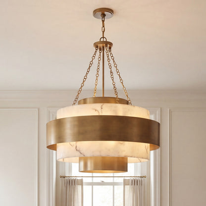 Savoy House Davenport 8-Light Pendant - Antique Patina