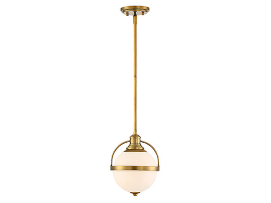 Savoy House Westbourne 9-in Pendant Warm Brass