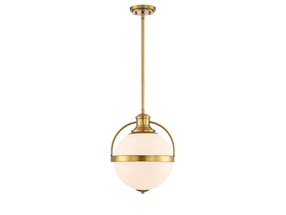 Savoy House Westbourne 13-in Pendant Warm Brass