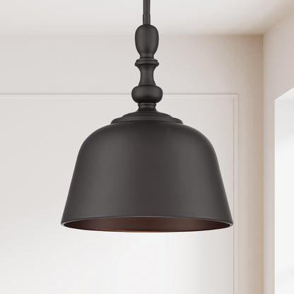 Berg 1-Light Pendant in Satin Nickel