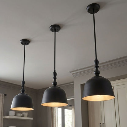 Berg 1-Light Pendant in Satin Nickel