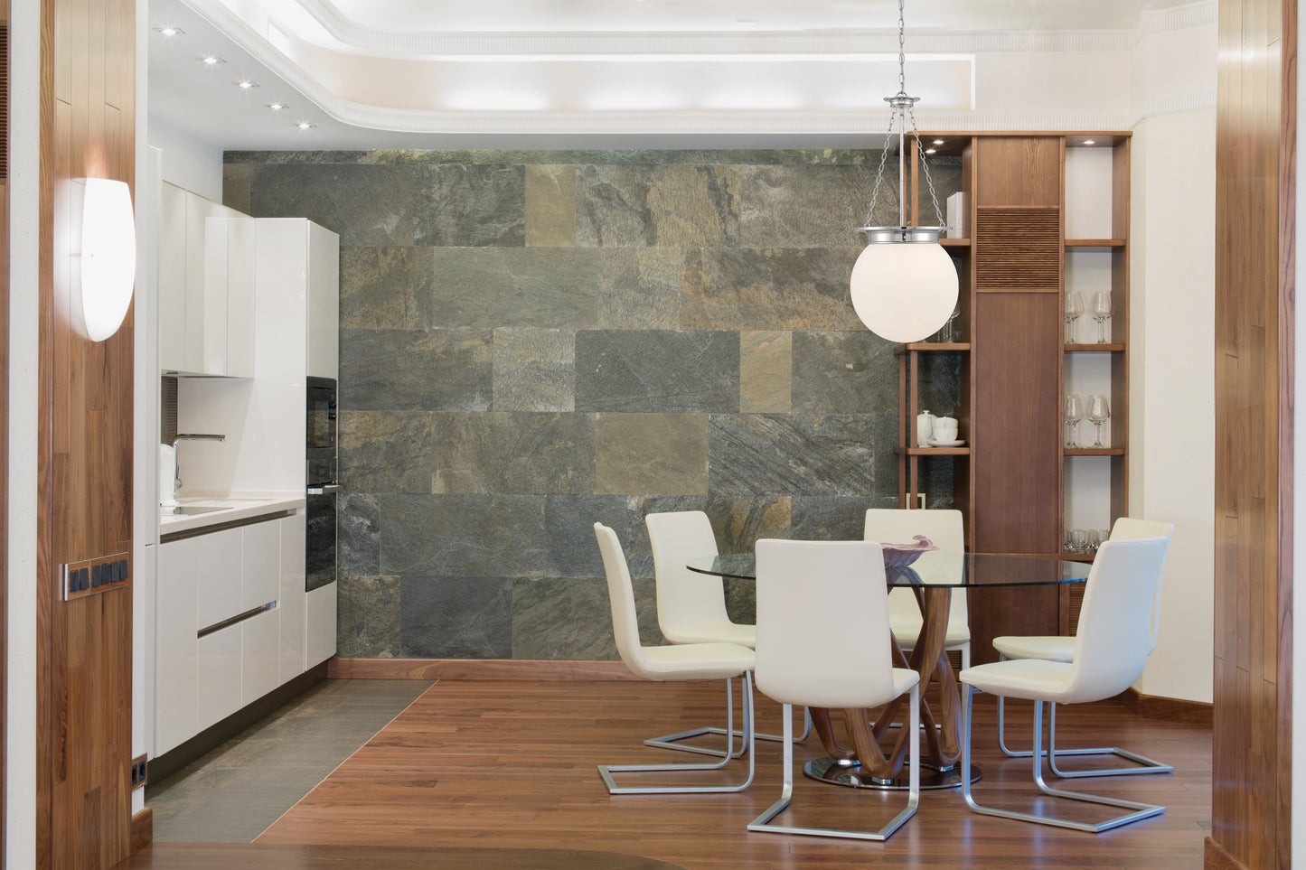 Manor 3-Light Pendant in Polished Nickel