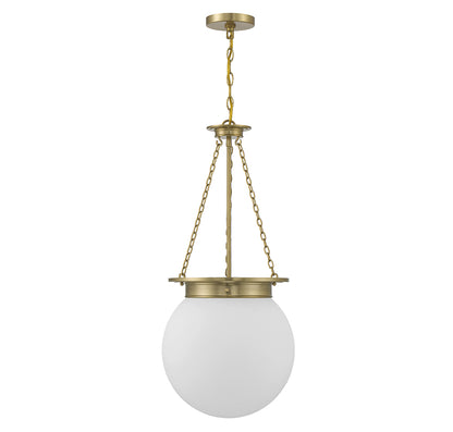 Manor 3-Light Pendant in Polished Nickel