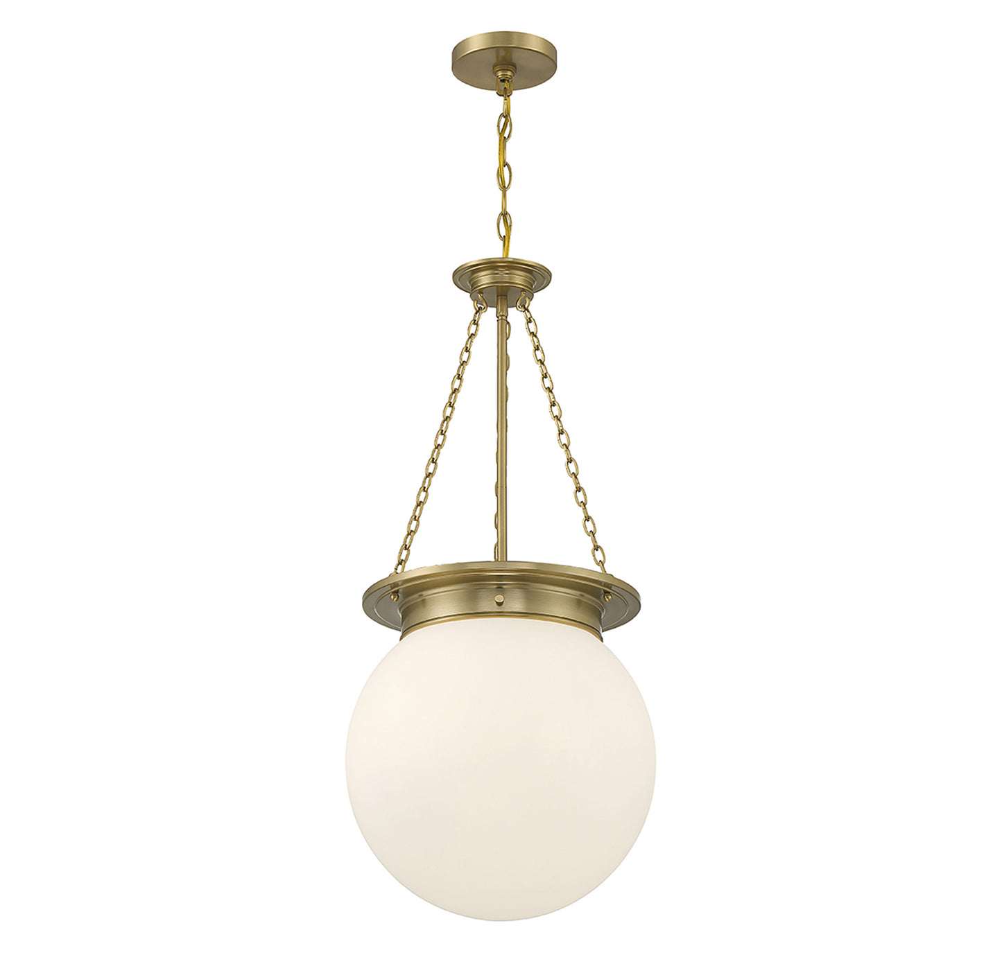 Manor 3-Light Pendant in Polished Nickel