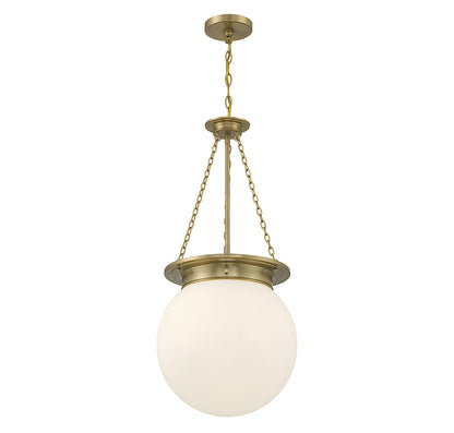 Manor 3-Light Pendant in Polished Nickel