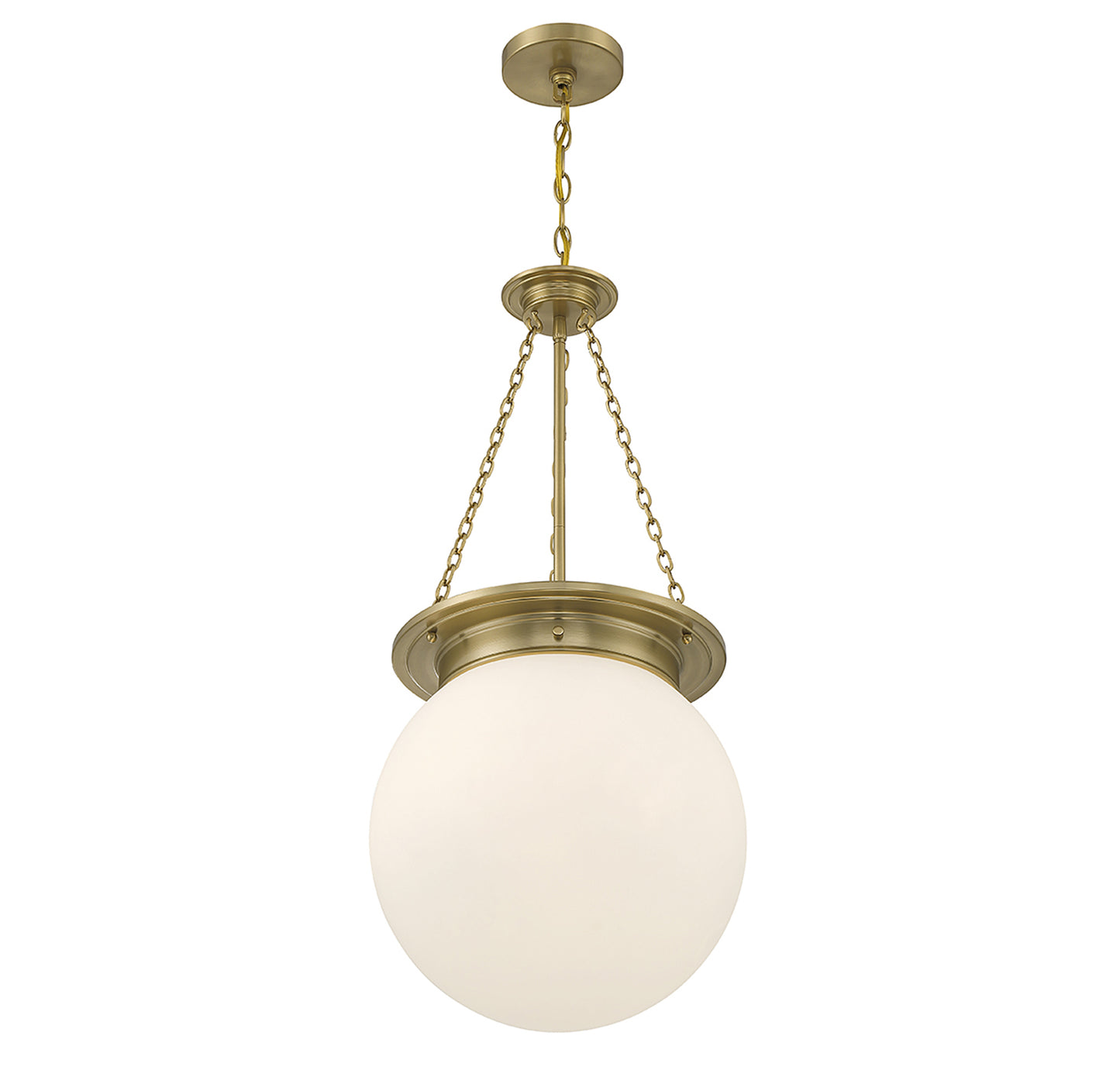 Manor 3-Light Pendant in Polished Nickel