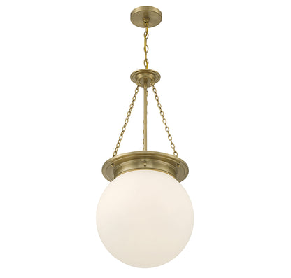 Manor 3-Light Pendant in Polished Nickel