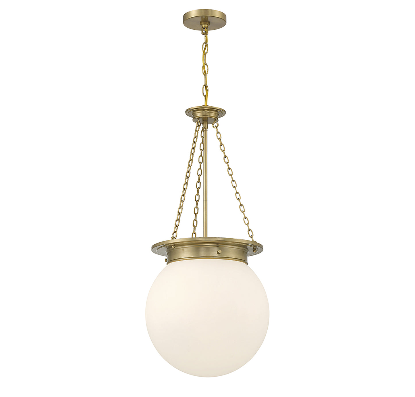 Manor 3-Light Pendant in Polished Nickel