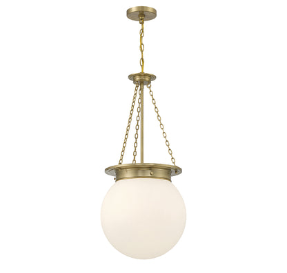 Manor 3-Light Pendant in Polished Nickel