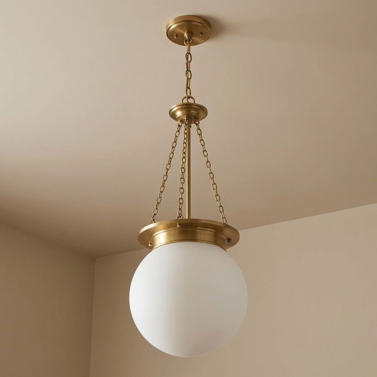 Manor 3-Light Pendant in Polished Nickel