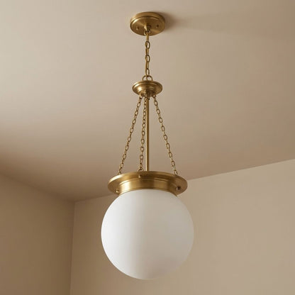 Manor 3-Light Pendant in Polished Nickel